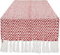DII Woven Basics Collection 100% Cotton Knit Table Runner, Tango Red by DII
