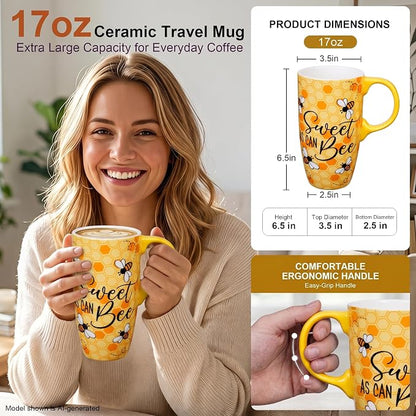 Topadorn 17oz Ceramic Travel Mug - Image 2