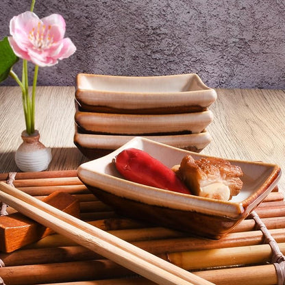 Ceramic Soy Sauce Dish Set of 4 - Image 6