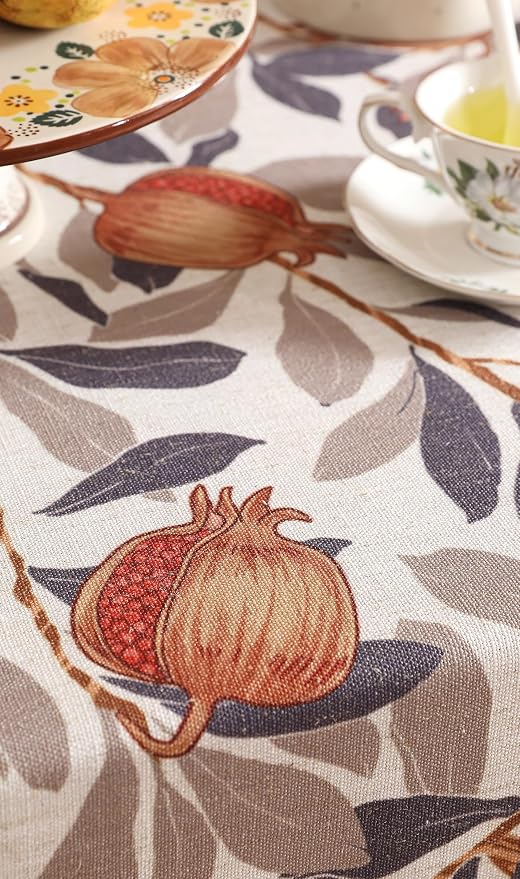 Patdrea Designer French Vintage Linen Table Runner, Floral Pattern, - Image 5