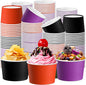 Jingmore Paper Ice Cream Cups 9oz Colored Disposable Dessert Bowls by Jingmore