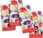 Maison d' Hermine Cloth Napkins Set of 4 100% Cotton Everyday Reusable Square Napkins Cloth Washable Dinner Party Wedding Restaurant Valentines Day Decorations Spring/Summer (Ratatouille, 18" x 18")