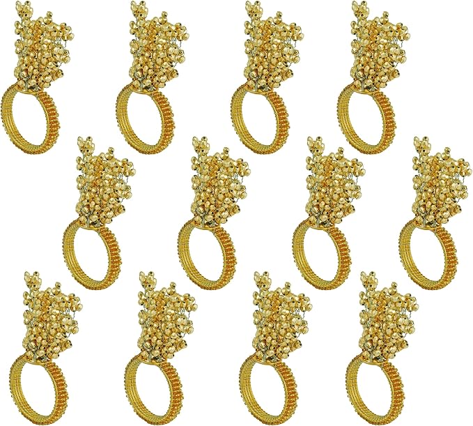 ITOS365 Napkin Rings Set of 12 for Dining Table Decoration Parties Everyday - Image 5