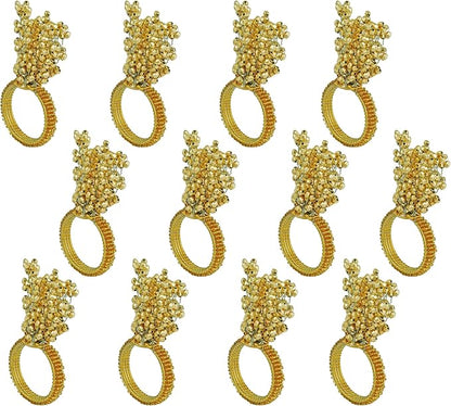 ITOS365 Napkin Rings Set of 12 for Dining Table Decoration Parties Everyday - Image 5