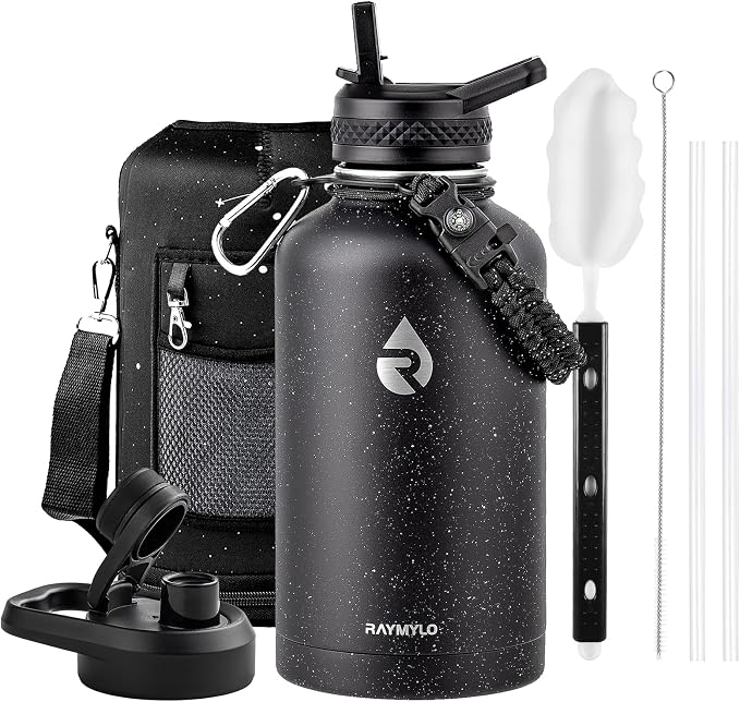 RAYMYLO Insulated Water Bottle 64 oz, Triple Wall Vacuum Stainless Steel | by RAYMYLO