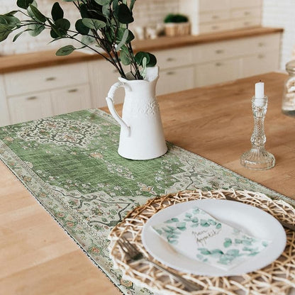 Snycler Table Runner Boho Table Runners Vintage Elegant Farmhouse Table Center - Image 3