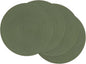 SHACOS Round Placemats Set of 4 Washable 15 inch Round Table Mats Cotton by SHACOS