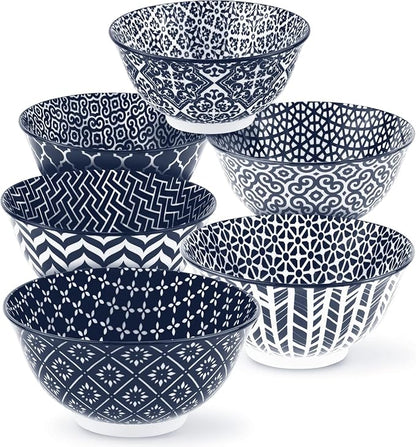KooK Soup Bowl, Cereal Bowl, Ceramic Cereal Bowls, Dishwasher and Freezer Safe by Kook