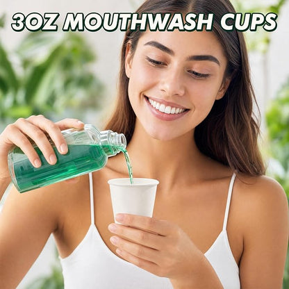 3 oz Bathroom Cups 200 Pack Small Paper Cups | Leak-Resistant Disposable Paper - Image 8