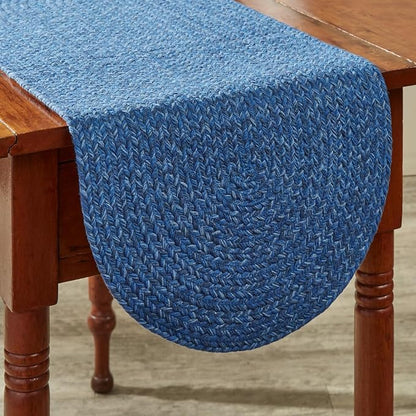 Park Designs Blue Spice Bin Table Runner 15" x 54", Braided | Cotton | - Image 2