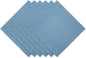 DII Variegated Tabletop Collection, Napkin Set, Light Blue, 6 Piece by DII
