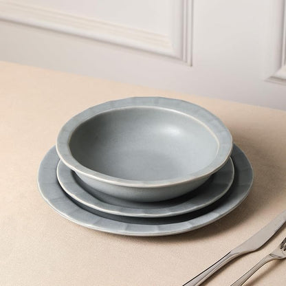 Stone Lain Oasis 12-Piece Dinnerware Set Stoneware, Dishwasher and Microwave - Image 8