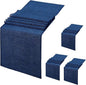 Navy Blue Table Runners 13x108 inches 4 Pieces Burlap 4th of July Runner | by B-COOL