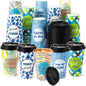 50 Pack 16 oz Disposable Coffee Cups by Ovveroche