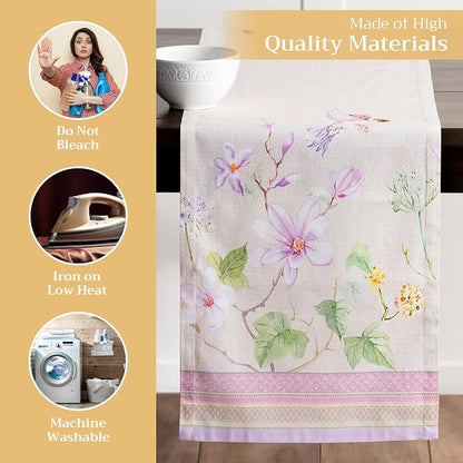 Maison d' Hermine Table Runner 100% Cotton 14.50" x 108" | Table Runners 108 - Image 3
