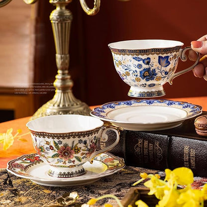 ACMLIFE Bone China Tea Cup and Saucer Set - Image 8
