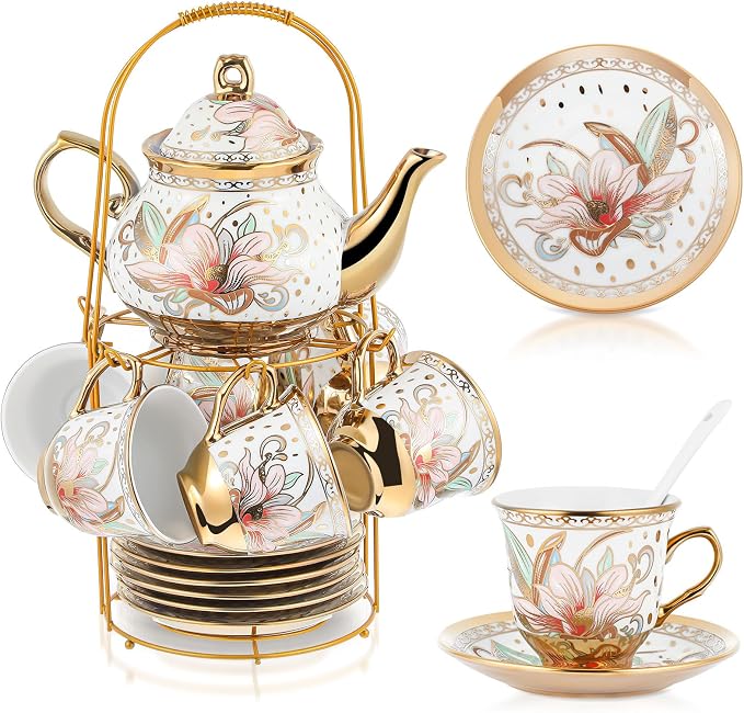 Zhehao 20 Pcs Porcelain Tea Set by Zhehao