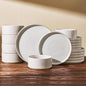 Stoneware Dinnerware Sets, Reactive Glaze Dishes Set by FamiwarePremium