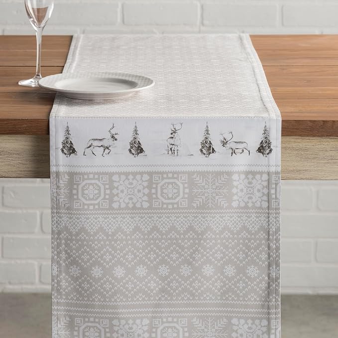 Maison d' Hermine Table Runner 100% Cotton 14.50" x 72" | Table Runners 72 - Image 8