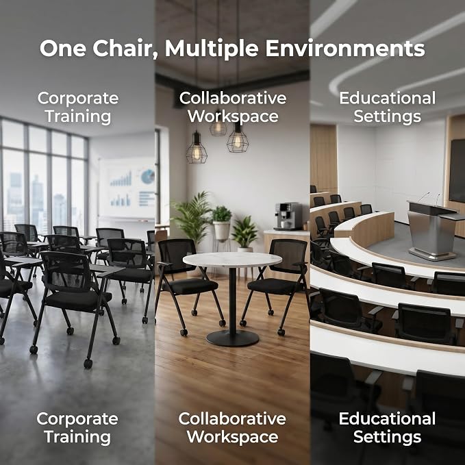 6 Pack Folding Office Chair - Image 4
