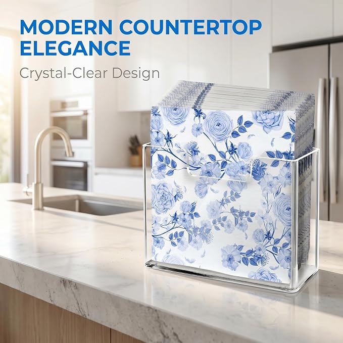 Acrylic Napkin Holder for Table, Dinner Napkins & Everyday Use - Image 2