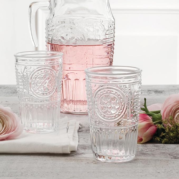 Bormioli Rocco Romantic Set Of 6 Tumbler Glasses, 11.5 Oz. Clear Crystal Glass - Image 5