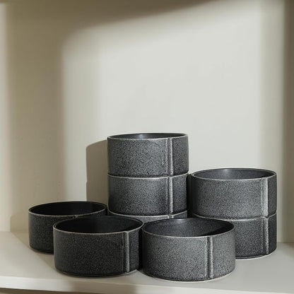 Stone Lain Bao 8-Piece Bowl Set Stoneware - Image 7