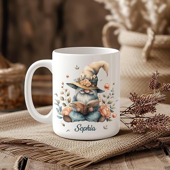 Hyturtle Autumn Gnome Coffee Mug 11oz – Autumn Gnome Mug Gifts - Image 6
