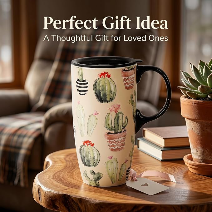 Topadorn 17oz Ceramic Travel Mug - Image 5
