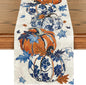 Artoid Mode 210 GSM Fall Table Runner 13x36 Inch Home Party Decor | Pumpkins by ArtoidMode