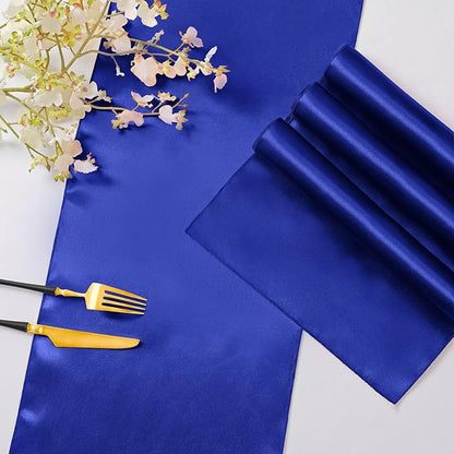 Horbaunal 6 Pack Satin Runners 12 x 72 Inch, Royal Blue | Bright Silky Smooth - Image 5