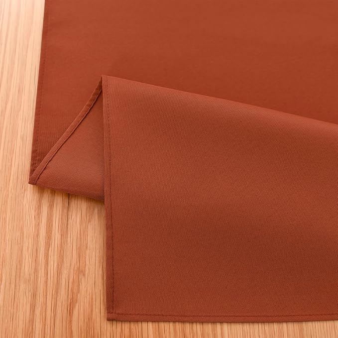 Wolkemer Farmhouse Rust Table Runner Dining Table Runners 72 Inches Long | - Image 3