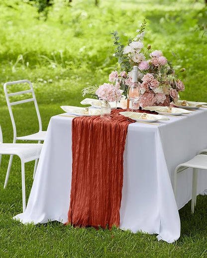 Pureegg 2-Pack Fall Thanksgiving Table Runner, Baby Shower, Wedding and - Image 7