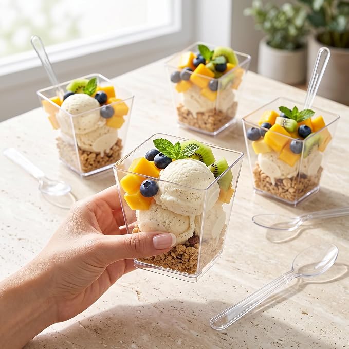 120 Pack 5 Oz Plastic Dessert Cups - Image 5