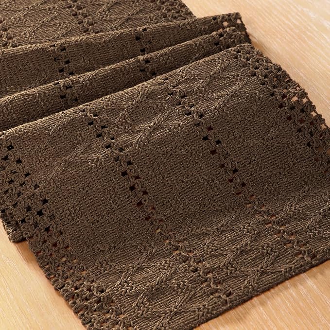 Boho Table Runner Summer Farmhouse Rustic Dining Dresser Scarf Home Decor | - Image 2