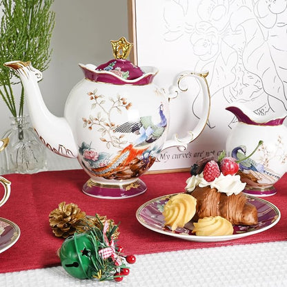 ACMLIFE Bone China Tea Set for Adults - Image 9