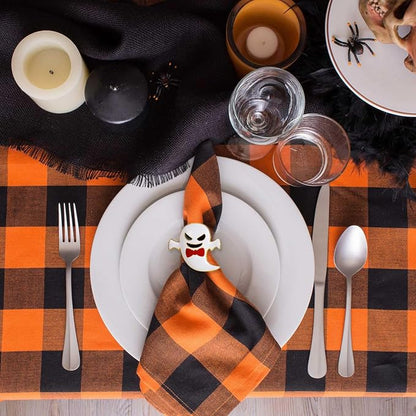 wonlex Halloween Napkin Rings Set of 6 - Image 4