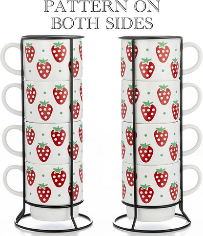 Signature Housewares Stackable Coffee Mug Tower Set - Image 3