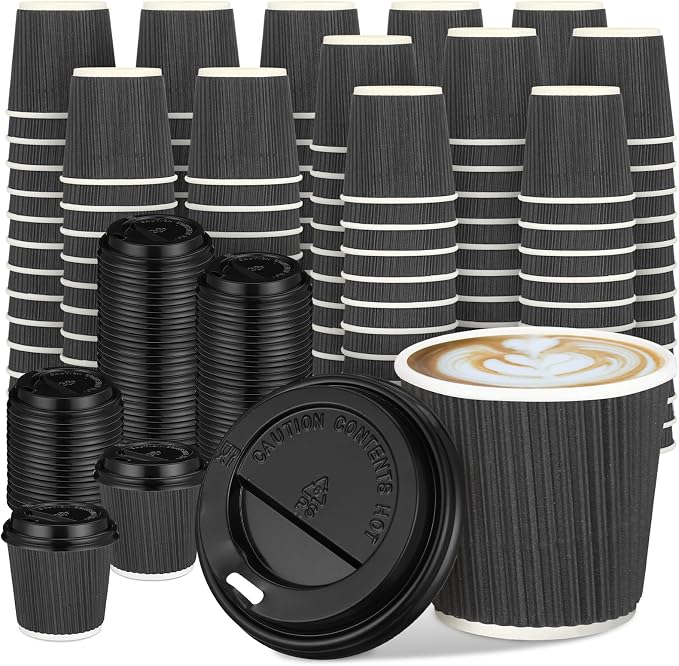 Uiifan 100 Set 4oz Disposable Espresso Cups by Uiifan