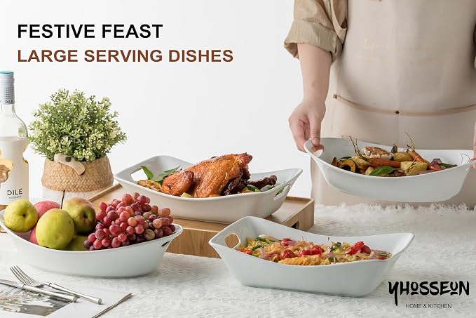 YHOSSEUN Large Serving Bowls - Image 9