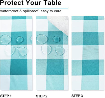 Checkered Tablecloth Rectangle - Image 2