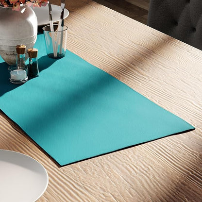 Encasa XO Table Runner, Cotton Canvas Dining Runner 13"x36" | Azul Blue by EncasaXO