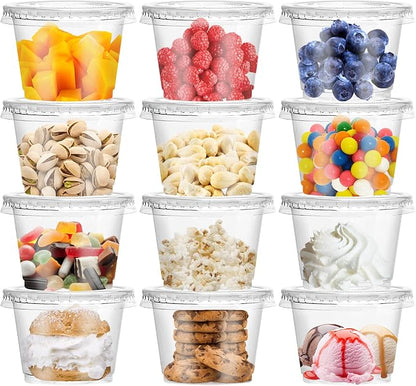 Qinsihwn 50 Pack 8 OZ Disposable Plastic Cups by Qinsihwn
