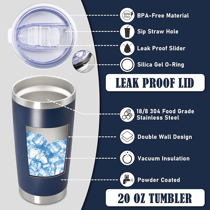 20oz Tumbler Insulated Coffee Tumblers - Image 3