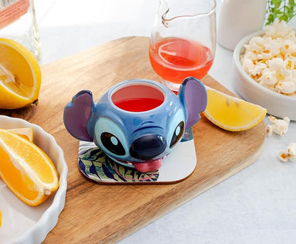 Disney Stitch 2oz Sculpted Ceramic Mini Cup/Shot Glass - Image 9