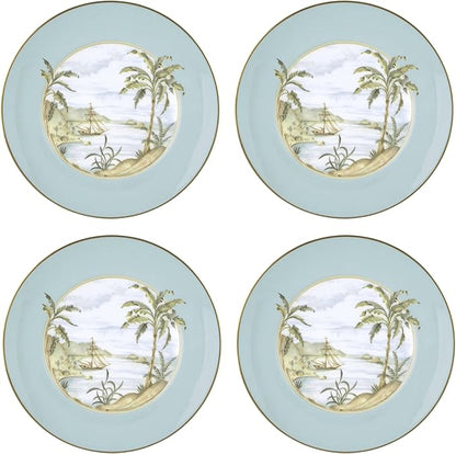 Lenox British Colonial 4-Piece Accent Plates, Appetizer Plate Set by Lenox