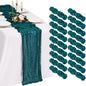 18 Pack Cheesecloth Table Runner 10FT Teal Table Runner Boho Gauze Cheese Cloth by Showgeous