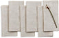 Solino Home Light Natural Linen Napkins Set of 6-100% Pure Linen Hemstitch Dinner Napkins 20 x 20 Inch for Spring, Easter - Classic Hemstitch