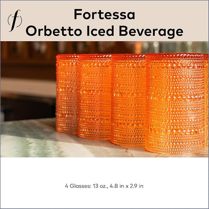 Fortessa Orbetto Outdoor Iced Beverage Cocktail Glass 4 Pack, 13 ounce - Image 7