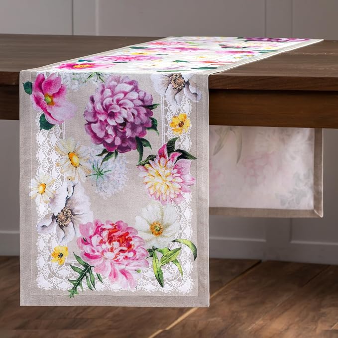 Maison d' Hermine Table Runner 100% Cotton 14.50" x 108" | Table Runners 108 - Image 8